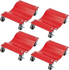 4PC 1500lb per Each Car Tire Skate Tyre/Wheel Dolly Ball Bearing Machinery Mover