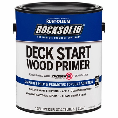#ad #ad Rust Oleum 312283 Rocksolid Deck Start Wood Primer CLEAR gallon $65.99
