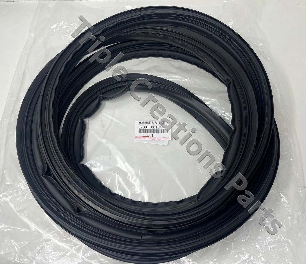 67881-60131 Genuine OEM Toyota Weatherstrip, Back Door 6788160131