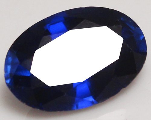 Saphir Bleu De Ceylan Naturel – 4.8 X 3.8 Mm, 0.34 Ct, Chauffé, Rare