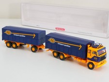 Wiking 043308 Volvo F89 Pritschenhängerzug Spedition ASG OVP BL 1705-10-37