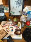 Large Vintage Junk Drawer Lot Ephemera Photos Jewelry Sewing Notions Advertising — photo 6