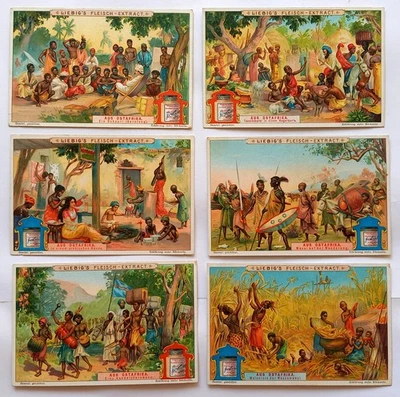 komplette Liebig Serie A 702 / S 877 "Aus Ostafrika" - 1907 - Bild 1 von 2