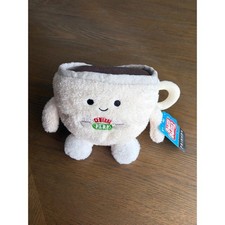 BumBumz Friends Central Perk Coffee Cup Plush Russ 7.5 Inch NWT
