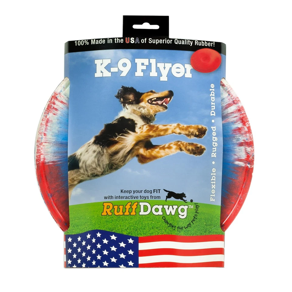 Ruff Dawg K9 Flyer Rubber Dog Toy Large Assorted Colors - Image 3 of 4