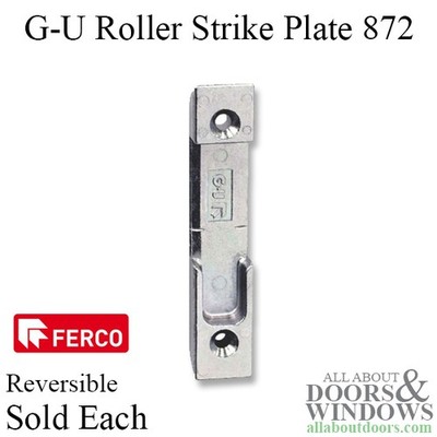 G-U Ferco 872 Roller Strike Locking Plate Tilt & Turn Uni-Jet Silver
