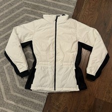Vintage North Face Jacket Steep Tech 550 White Puffer Snow Coat Women  s Small