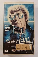 Force Of Evil VHS Lloyd Bridges 1986 World Visions Thriller Horror Hard Case