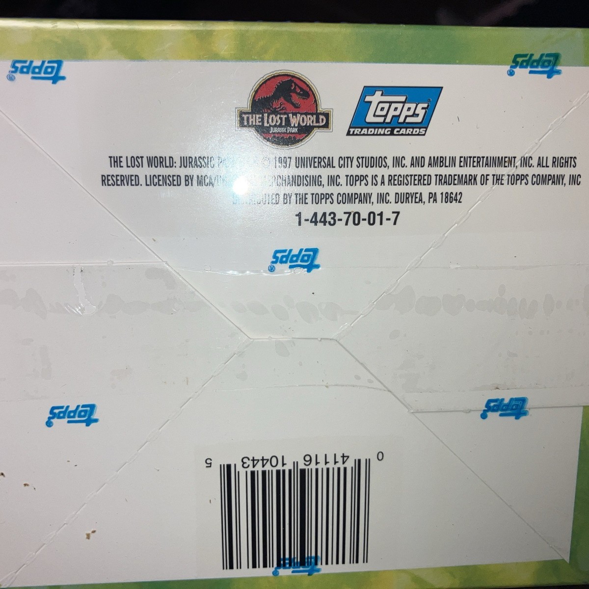 toppsジュラシック・パークシリーズ　THE LOST WORLD 12パック The Lost World Topps card collection! - YouTube