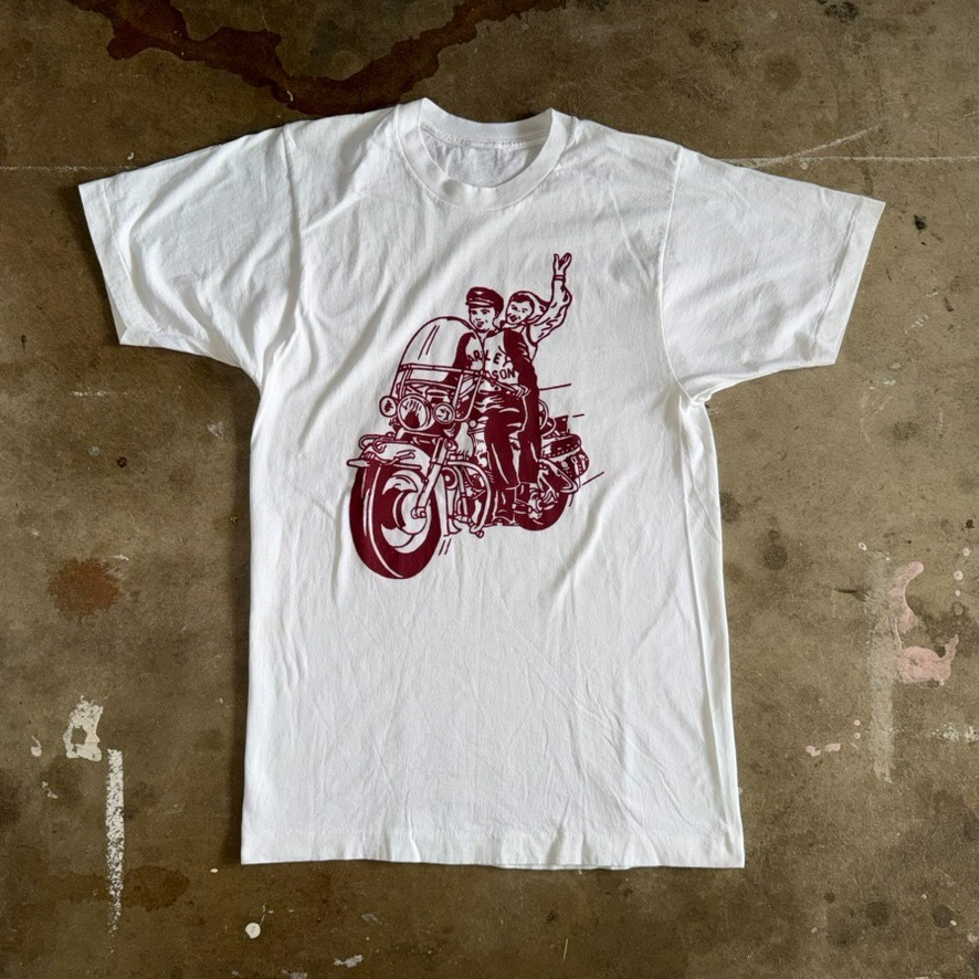80s - 90s VINTAGE HARLEY DAVIDSON MOTORCYCLES BIKER T-SHIRT SZ S