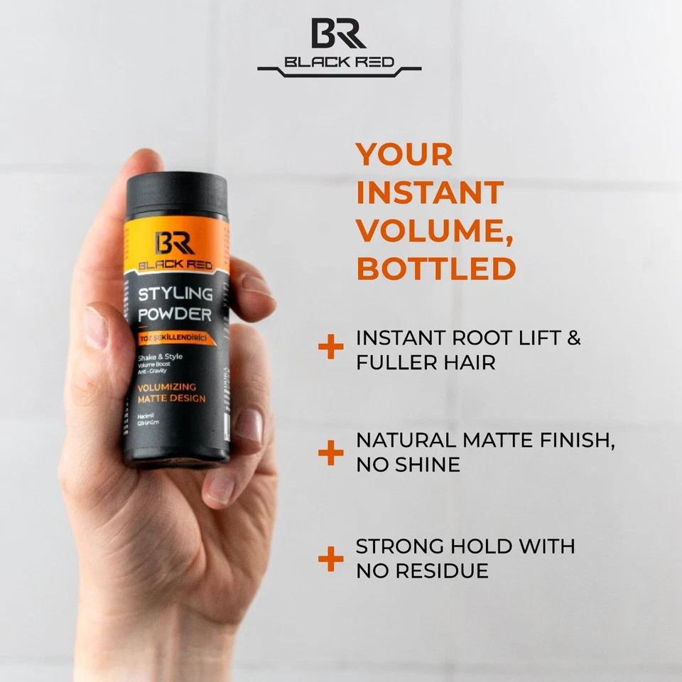 BLACK RED 12 x Hair Styling Texture Powder Volumising Matte Finish 20g - Image 3 of 4