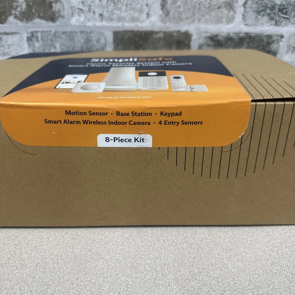 SimpliSafe Home Security System Indoor Camera 8 Piece Kit - Image 2 of 3