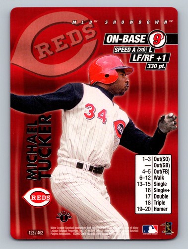 2001 MLB Showdown 1st Edition Michael Tucker #122 card