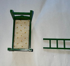 Sylvanian families vintage green bunk bed ladder and mattress spare parts