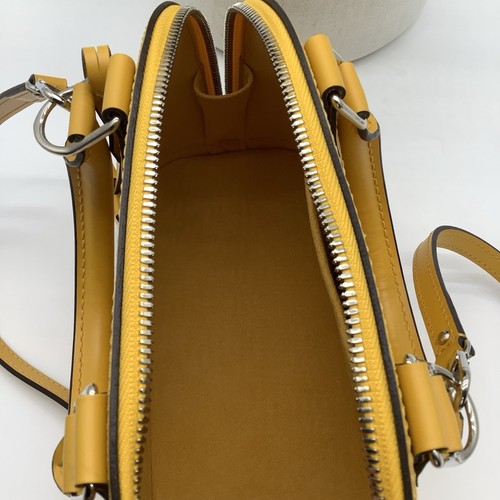 NWT AUTHENTIC Louis Vuitton Alma BB Epi Leather Satchel Handbag Goldish / Yellow - Picture 15 of 17