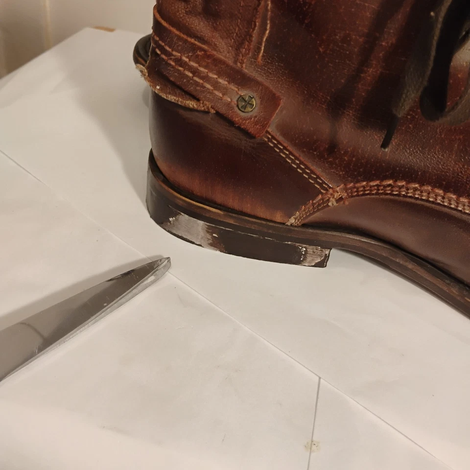 Mark Nason Dragon ботинки мужские 8,5 Италии рок боя Италии с недостатком читать  - Изображение 4 из 4