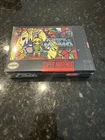 Zelda Goddess Of Wisdom CIB Sealed , SNES , Perfect Condition !! Flashback Ent.