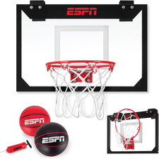 Mini Basketball Hoop, over the Door Basketball Hoop with Foldable Breakaway Rim