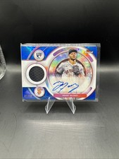 2025 TOPPS FINEST ⚾️GRANT MCCRAY RC BLUE ROOKIE REFRACTOR PATCH AUTO SP /99