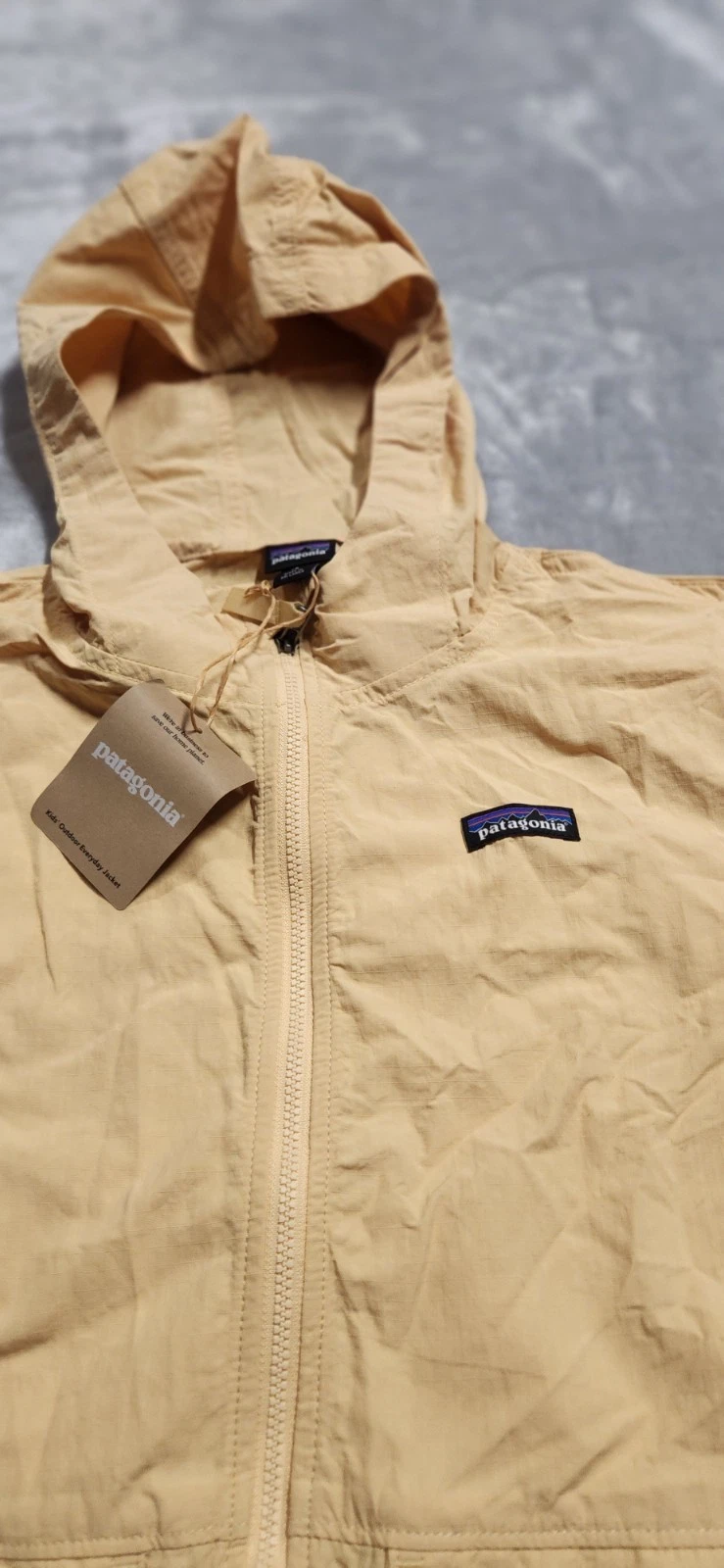 Patagonia Kids Small Yellow Everyday Jacket NWT