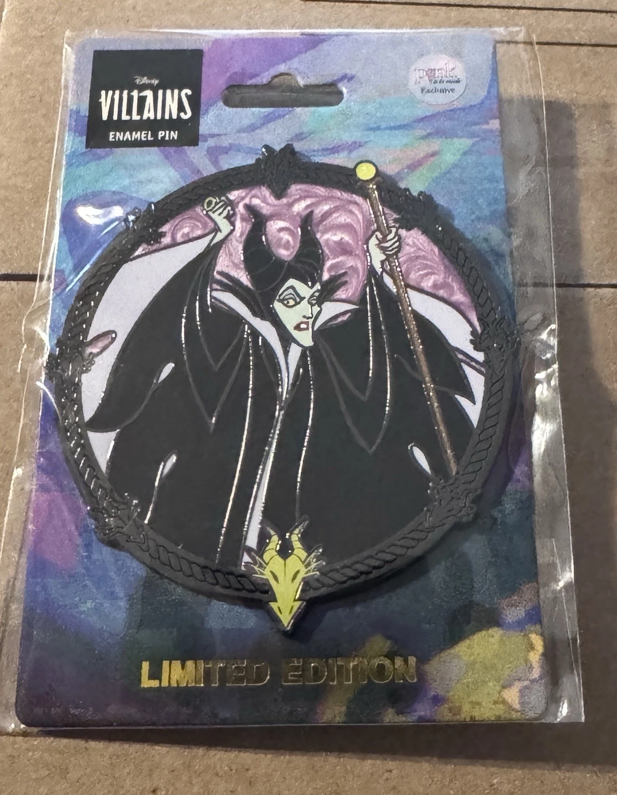 Disney Pin Palm Pink A La Mode Iconic Villains Maleficent 2022 LE 300