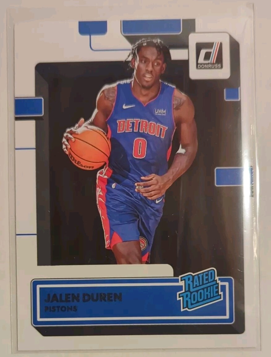 Jalen Duren Rated Rookie 2022-23 Donruss Basketball Rookie Card #213