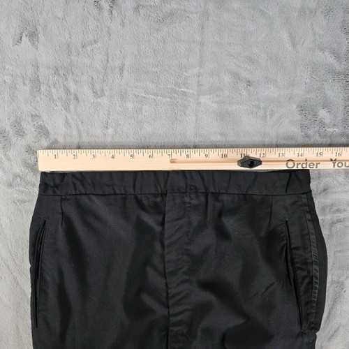 Vintage 1964 Ellis & Violante Philadelphia, PA Black Tuxedo Pants (28x28) - Picture 13 of 17