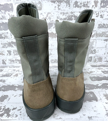 Vintage Army Military Sage Green Combat Boots Mens Size 15.5  display picture 2