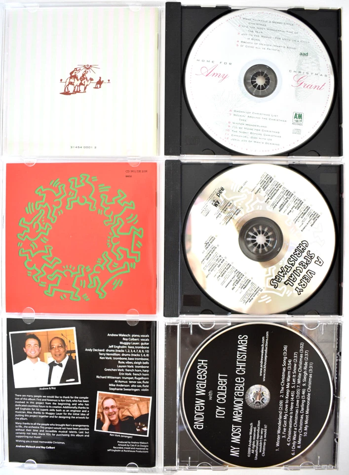 LOT OF 7 CHRISTMAS CDS VARIOUS ARTISTS 1980s HOLIDAY MUSIC Foto 2 de 4