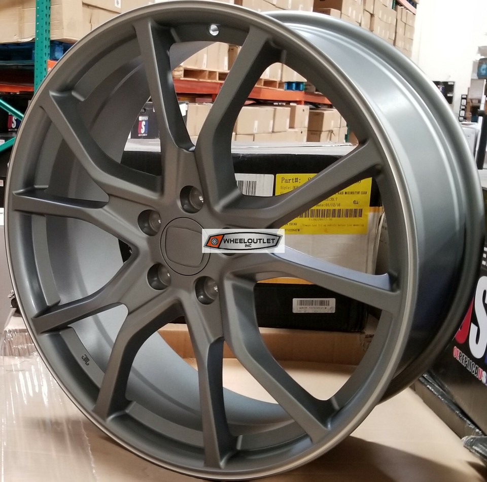 20 Wheels Gunmetal Rims Type R Style Fit Honda Accord Civic Sedan Coupe ...