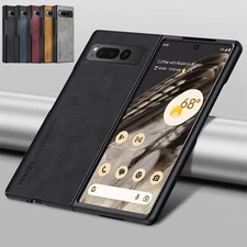 For Google Pixel Fold Slim Premium Leather Shockproof Hybrid Business Case Cover