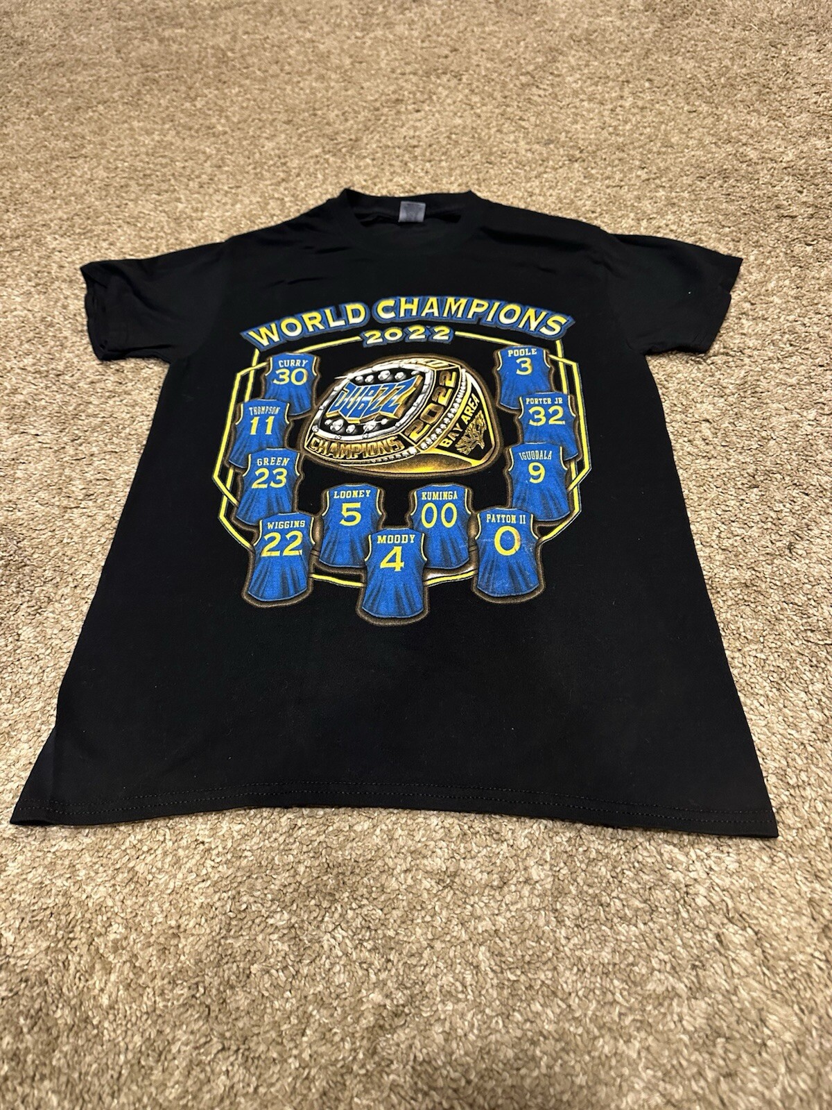 Golden State Warriors 2022 NBA Championship  T -Shirt Mens Size Small Med