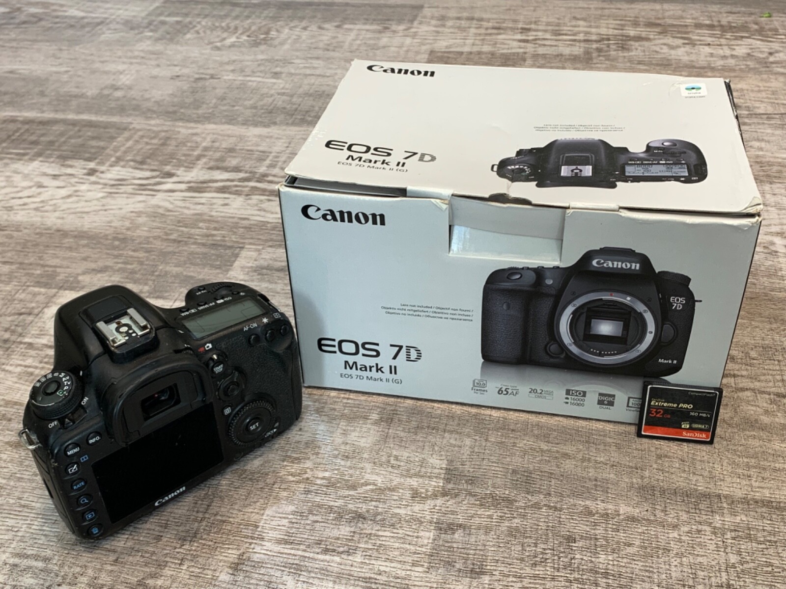 Canon EOS 7D Mark II DSLR Camera (Body Only) 4549292001617 eBay