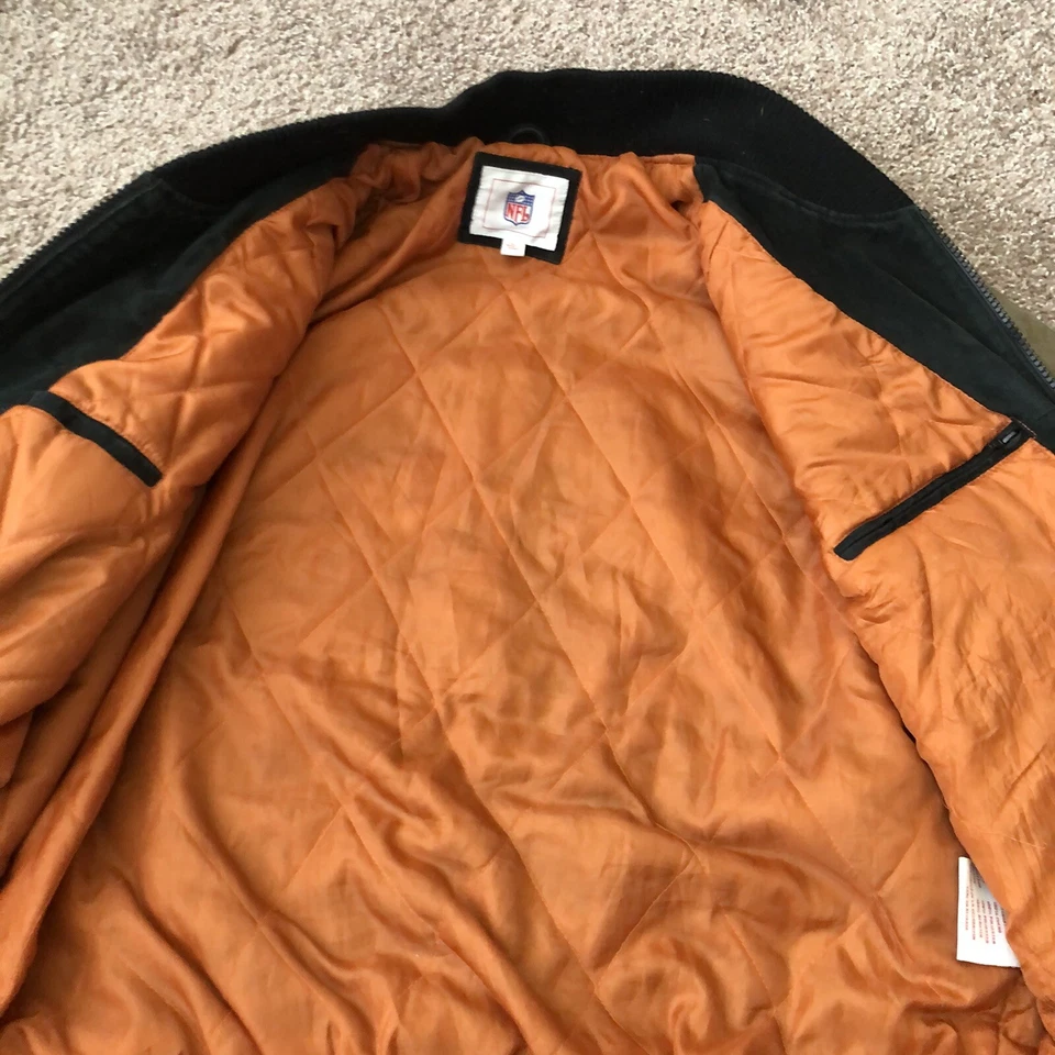 Chaqueta de gamuza de cuero vintage de los Cincinnati Bengals NFL para hombre talla grande Foto 4 de 4