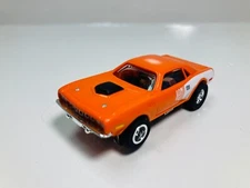AUTO-WORLD  HEMI CUDA  ORANGE & AW chassis ~ NEW ~AURORA AFX ~ COLLECTOR GRADE !