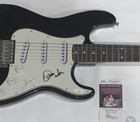 DONNIE IRIS SIGNED BLACK ELECTRIC GUITAR CRUISERS PITTSBURGH JSA COA — photo 2