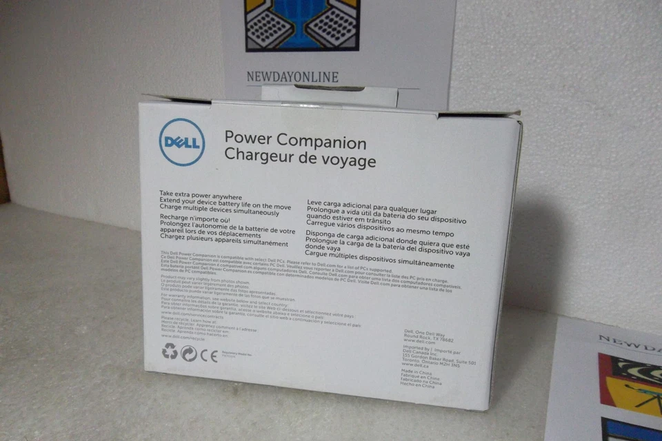 Dell PW7015MC Companion Power Bank 43W 12000mAH USB-C for Laptop 94TR3 OEM NEW - Image 2 of 4