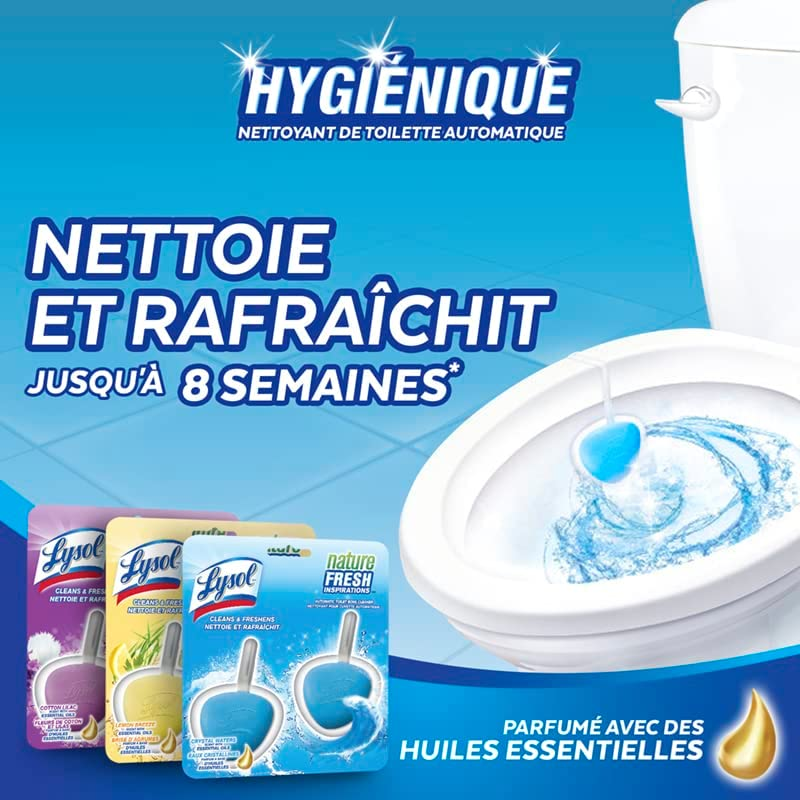 Bowl Toilet Cleaner Cleans and Freshens Toilet Bowl Ocean Fresh Scent 2