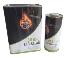 High Teck 8030 High Gloss Clearcoat Eco-Clear Gallon & Fast Hardener