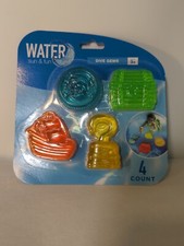 Dive Gems Four Pack Fun for Summer Pool Time Brightly Colored Faux Gemstones 3 