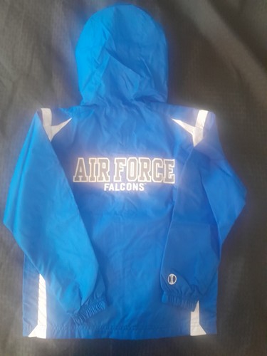 AIR FORCE FALCONS Kids Zip-Up Hooded Windbreaker - Size Youth Small - Picture 3 of 3