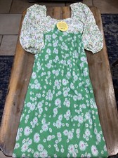 RIXO for Target Daisy Long Sleeve Swing Dress Green Size 2