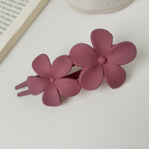 Frosted Flower Hair Clip Claws Women Girls Fashion Hair Barrettes Accessories - Picture 16 of 22