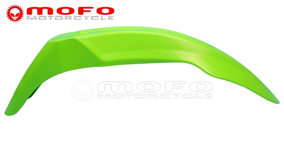 Guardabarros delantero universal para Kawasaki KLX250 KLX250R KLX140L KLX300 KLR KLX verde Foto 3 de 4