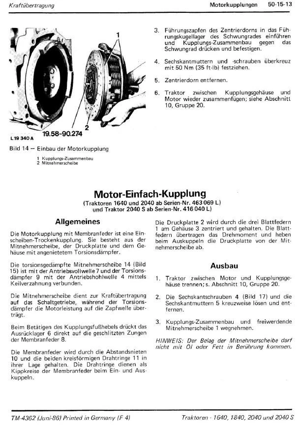 Werkstatthandbuch CD-Rom JOHN DEERE Traktor 1640 1840 2040(S) - Bild 4 von 4