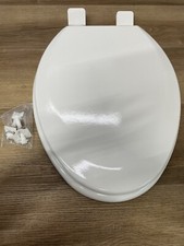 PROFLO PFTSWSC2000WH Elongated Closed-Front Toilet Seat w Soft Close, White