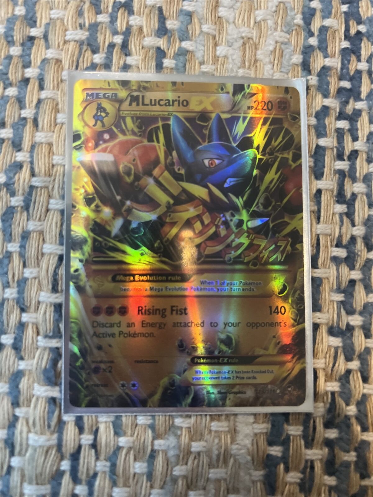 M Lucario EX - Furious Fists #113 Pokemon Card