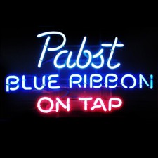 Pabst Blue Ribbon Beer Neon Signs Beer Bar Pub Restaurant Wall Decor 19x15