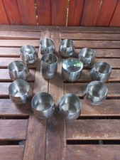 Set caffè 10 persone AMC design vintage acciaio inox italiano