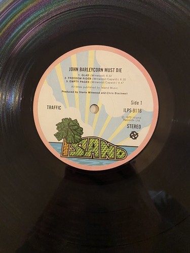 Traffic John Barleycorn Must Die UK 1971 Repress Vinyl Island Records - Picture 6 of 8